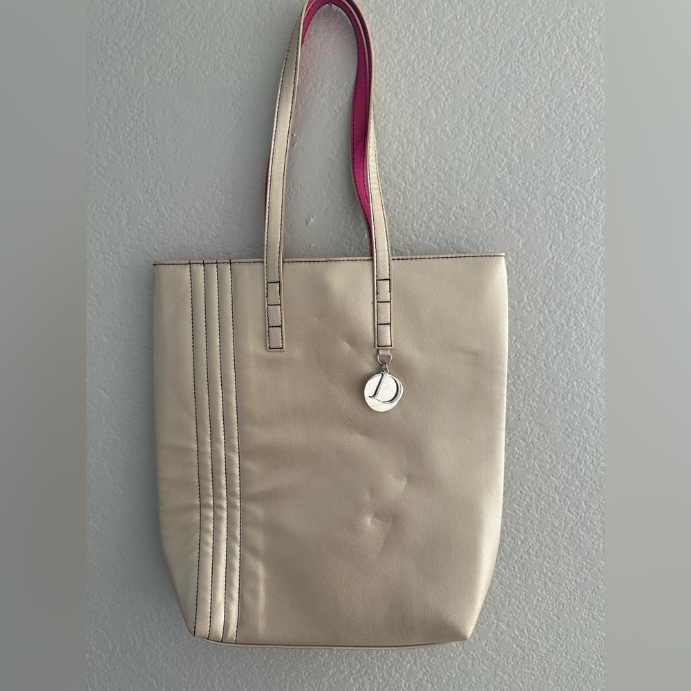 Elegant Cream Tote Bag D bag purse tote